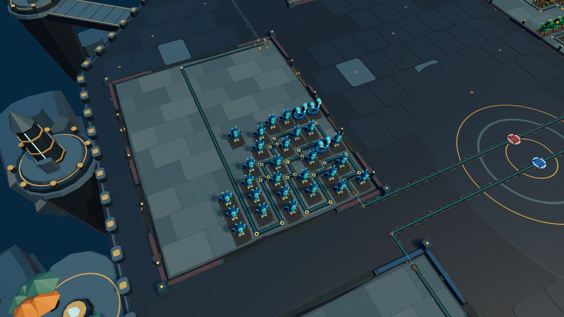 A view of Rampartloom's Playtest battlefield